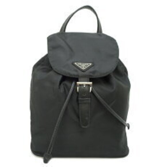 Prada Handbags - Prada Chain Backpack Daypack Nero Black